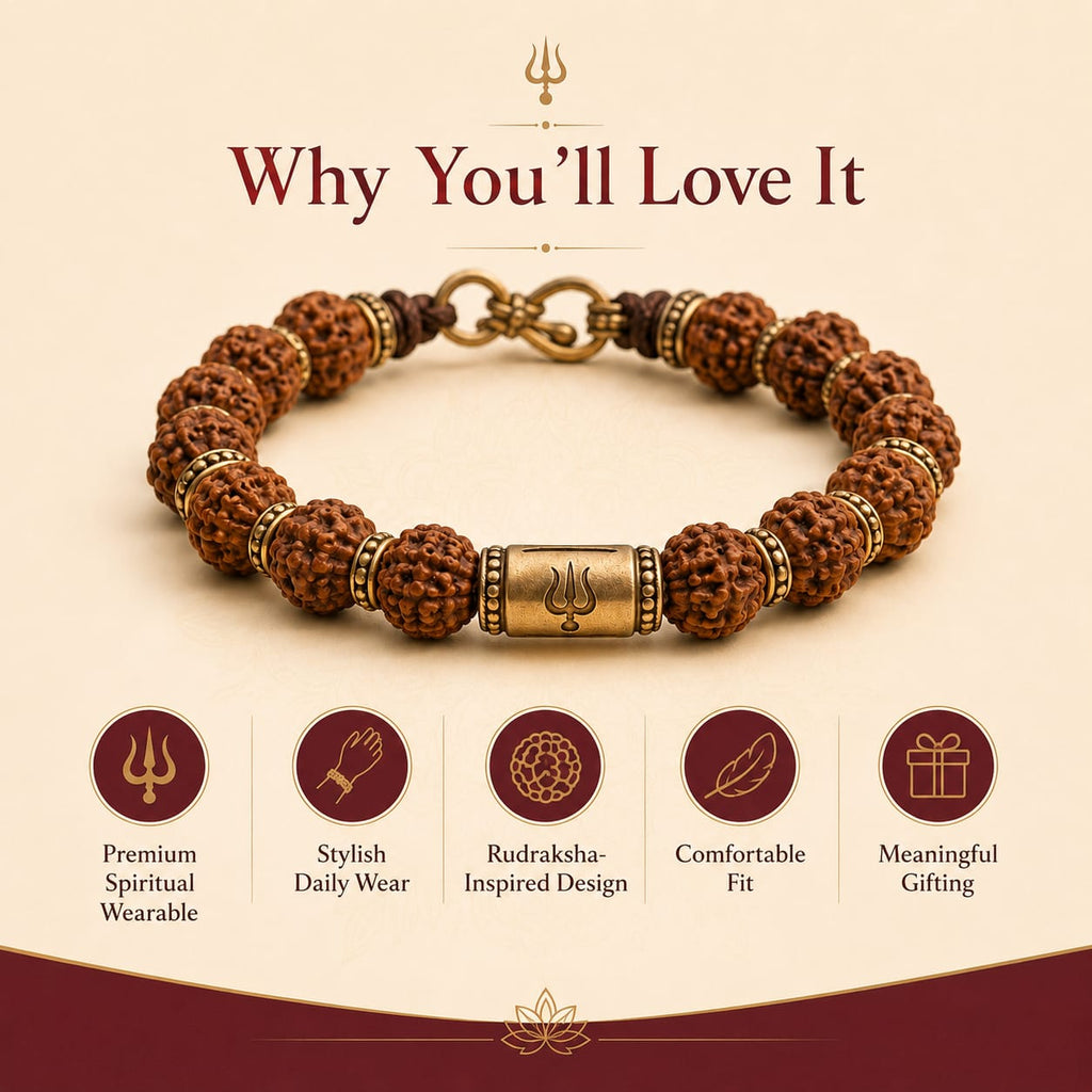 5 Mukhi Rudraksha Bracelet