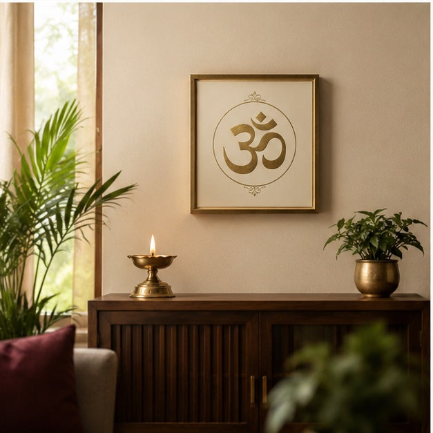 Premium Om Wall Frame