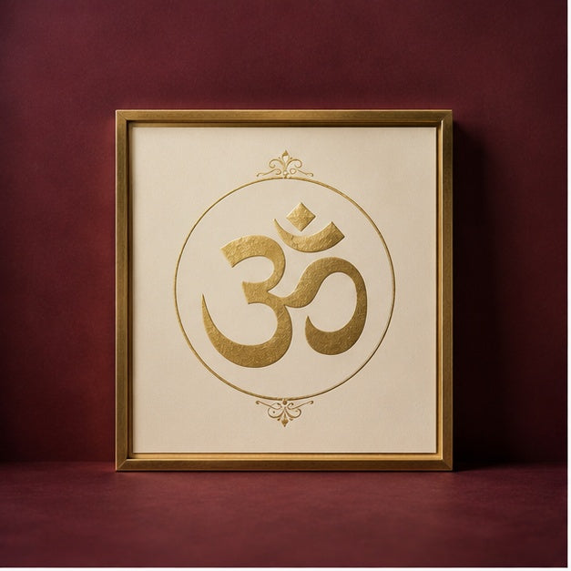Premium Om Wall Frame